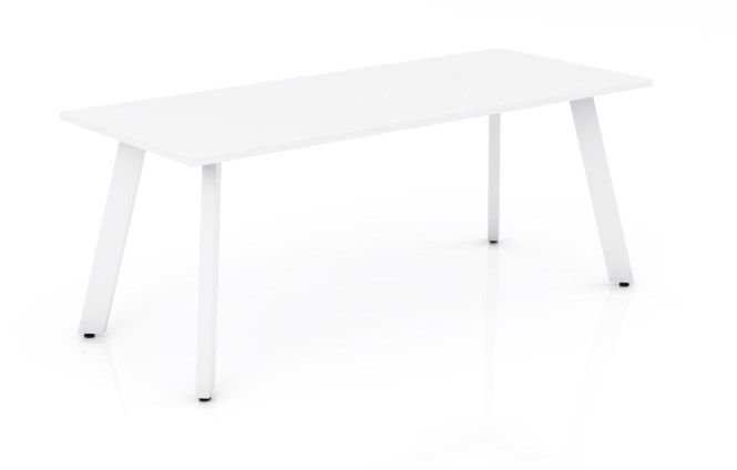 Flare Table 1800 x 750 White WHT